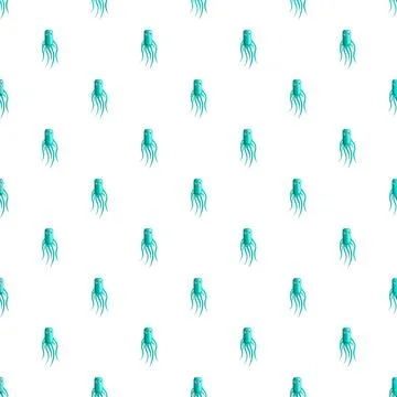 Microbe bacteria pattern seamless medical science background Stock Illustration