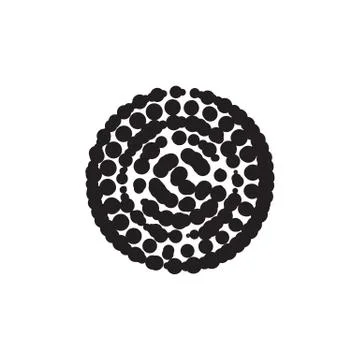 Microbe bacteria virus icon vector Stock Illustration