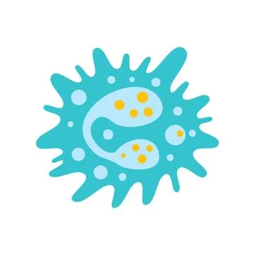 Microbe germ cell spreading infection and disease 스톡 일러스트