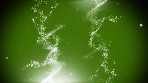 Microbe green particles<br>High quality HD video footage Stock Footage 32964963