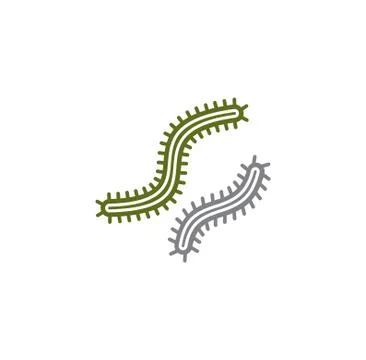 Microbe related icon on background for graphic and web design. Creative Stock Illustration