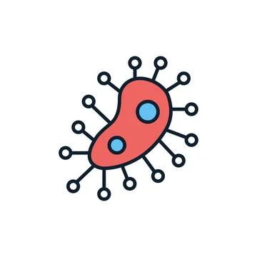 Microbe related vector icon. Stock Illustration