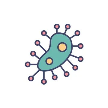 Microbe related vector icon. Stock Illustration