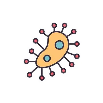 Microbe related vector icon. Stock Illustration