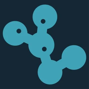 Microbes Colony Icon Stock Illustration