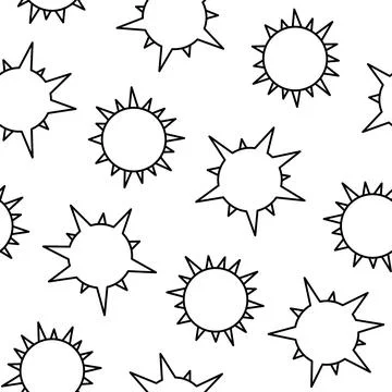 Microbes. Seamless pattern. Coloring book 스톡 일러스트