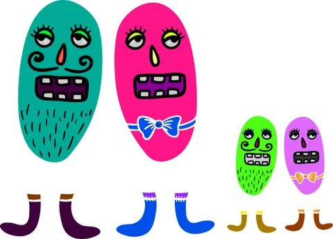 Microbes seamless pattern. 스톡 일러스트