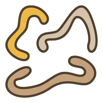 Microbes vector Microbiology concept colored icon or sign Stock Illustration