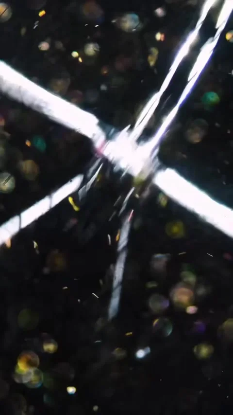 Microbial life activity seen using a microscope Stock Footage 320281214