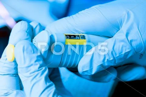 Microbiology laboratory Stock Photos