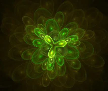 Microbiology pattern. Cell division Stock Illustration