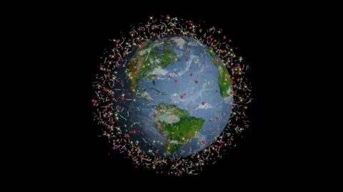Microbiome of planet Earth. 3d animation rendering. Stock Footage 337958447
