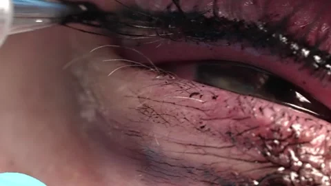 Microblading tattoo interlash space, permanent make-up 库存影片 265867100