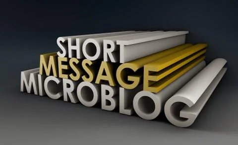 Microblog Stock Illustration