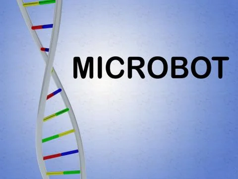MICROBOT - genetic concept Stock Illustration