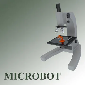 MICROBOT - technological concept Stock Illustration