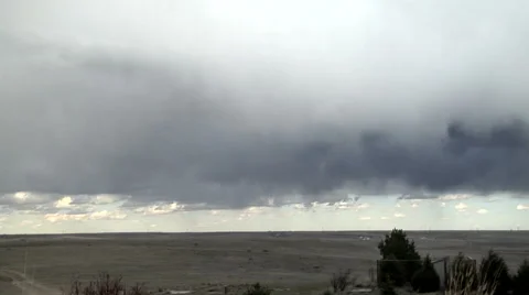 Microbursts from clouds Stock Footage 54746140