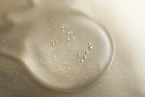Microcapsules in cosmetics. Background Foto stock
