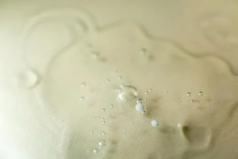 Microcapsules in cosmetics. Background Stock Photos