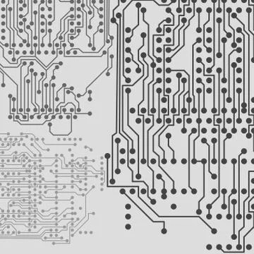 Microchip background, electronic circuit, EPS10 vector illustration 스톡 일러스트