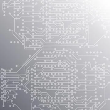 Microchip background, electronic circuit, EPS10 vector illustration Stock Illustration