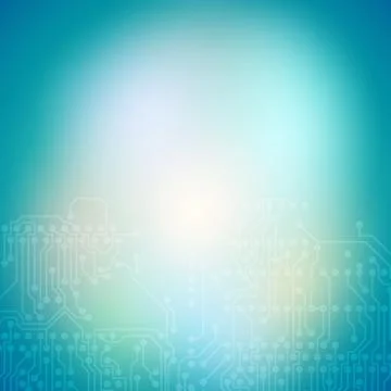 Microchip background, electronic circuit, EPS10 vector illustration Stock Illustration