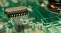 Microchip Board Microprocessor Assembly Internal Programming Perspective Hitech HD Footage