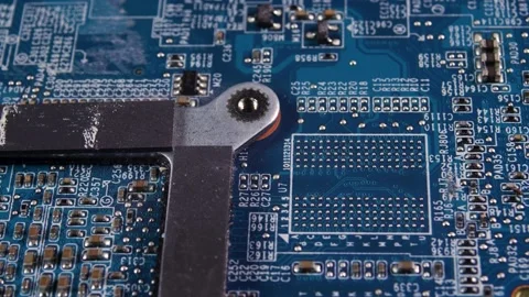 The Microchip, The Chip, The Processor Stock Footage 166956391