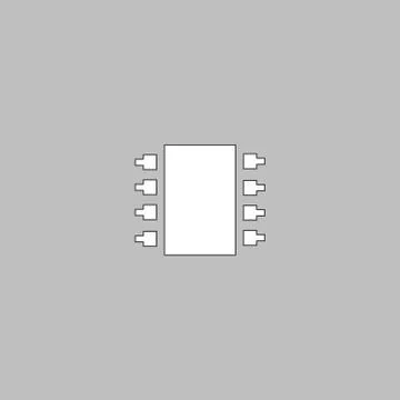 Microchip computer symbol Stock-Illustration