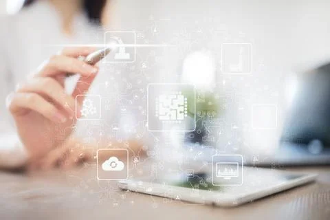 Microchip, CPU, Processor, Microcircuit Computing Engineering. industrial and 库存照片