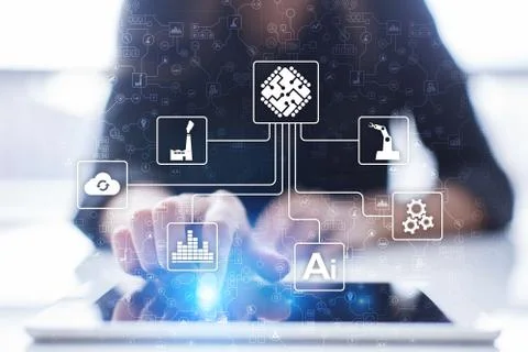 Microchip, CPU, Processor, Microcircuit Computing Engineering. Modernization and 写真素材