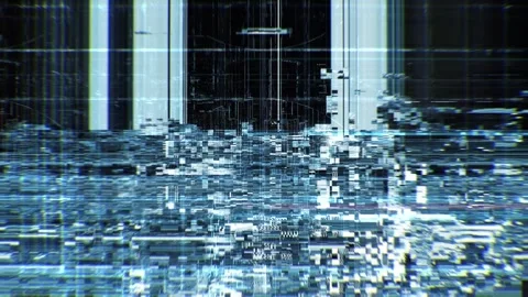 Microchip Datamosh Loop 5 Stock-Footage 322528168