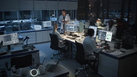 Microchip Designing Factory Stock Footage 321005410