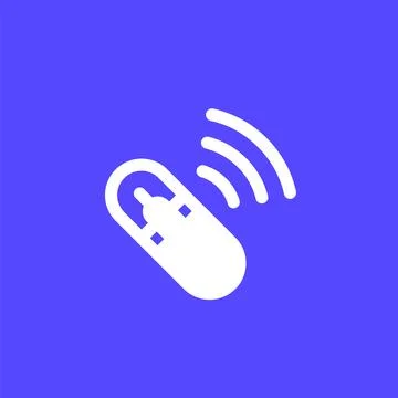 Microchip for dogs icon, vector pictogram Illustrazione stock