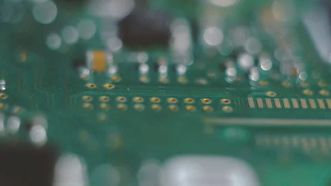 Microchip HDD hard drive, chip Stock Footage 82171002