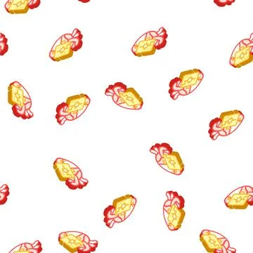 Microchip for heart isometric icon seamless pattern Stock Illustration