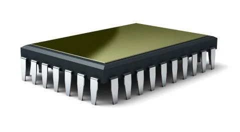 Microchip. Stock Illustration