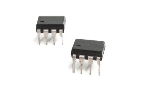 Microchip isolated Stock Photos