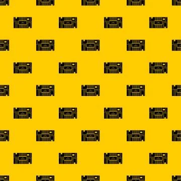 Microchip pattern Stock Illustration