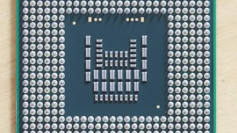 Microchip pins Stock Footage 268570197