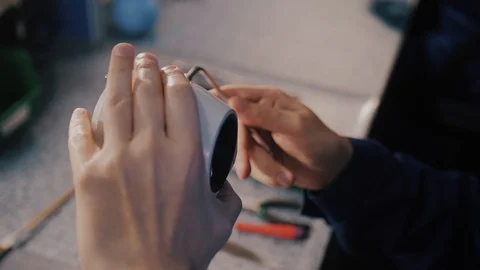 Microchip production factory Video stock 105063886