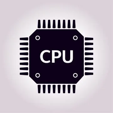 Microchip sign icon Stock Illustration