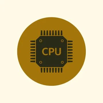 Microchip sign icon Stock Illustration