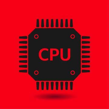 Microchip sign icon Stock Illustration