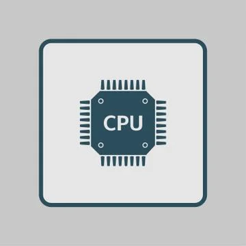 Microchip sign icon Stock Illustration