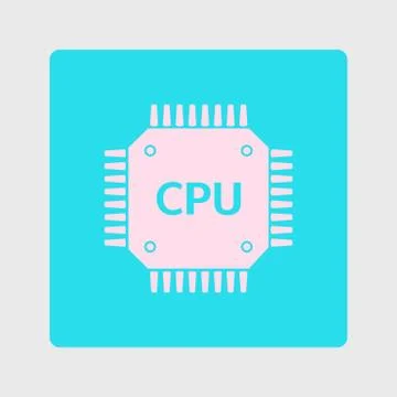 Microchip sign icon. Stock Illustration