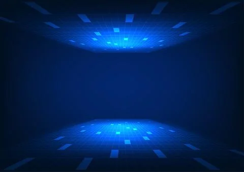 Microchip technology background performs fast processing and display in the.. 스톡 일러스트