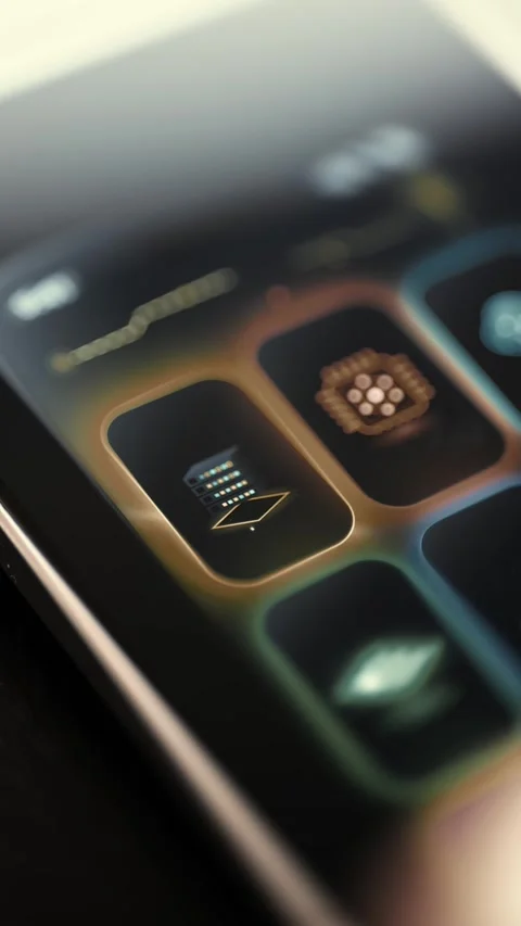 Microchip Technology Icon Among Connected App Tiles Видео 341866797