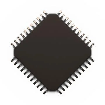 Microchip unit Stockillustratie