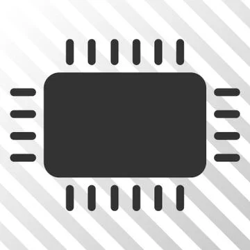 Microchip Vector EPS Icon Stock Illustration